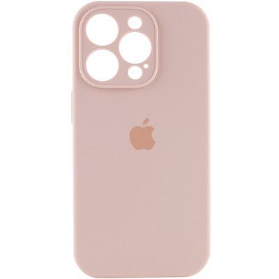 Чохол Silicone Case із захистом камери для Iphone 15 Pro Рожевий / Pink Sand 83911