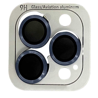 Захисне скло Metal Classic на камеру для IPhone 12 Pro / 11 Pro / 11 Pro Max Синій / Pacific Blue 66316