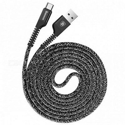 Кабель Baseus Confidant Anti-Break USB - Type-C 2A 1м Black 36745