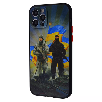 Чохол патріотичний WAVE Ukraine Shadow Matte для iPhone 12 Pro to Victory 65260