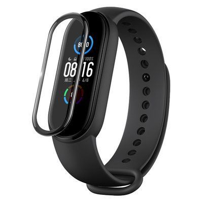 Защитная пленка 3D Full glue для Xiaomi Mi Band 5/6 Black 45969