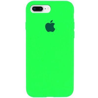 Чехол Silicone Case 360 для Iphone 7 Plus / 8 Plus Салатовый / Neon Green 53120