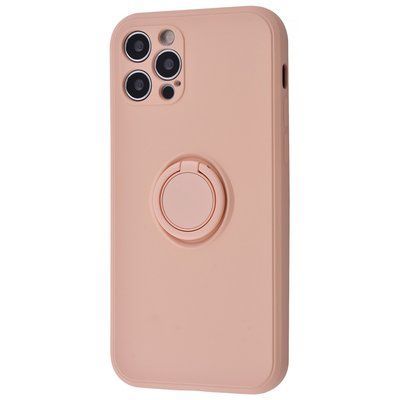Чохол WAVE Light Color Magnet Ring для Iphone 12 Pink sand 54329