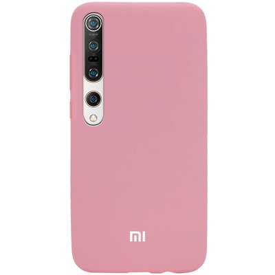 Чехол Silicone Cover для Xiaomi Mi 10 / Mi 10 Pro Розовый / Pink 41498