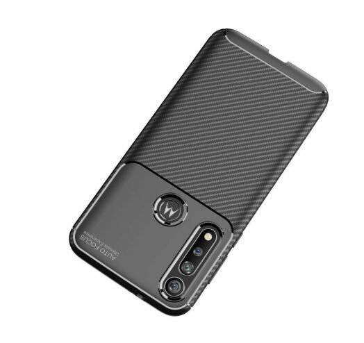 Чехол Kaisy Сarbon для Motorola Moto G8 Plus Black 56614