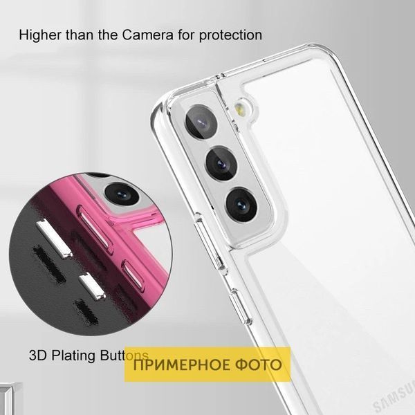 Чехол Metal Buttons 2.0 мм для Samsung Galaxy A24 Прозрачный 70244