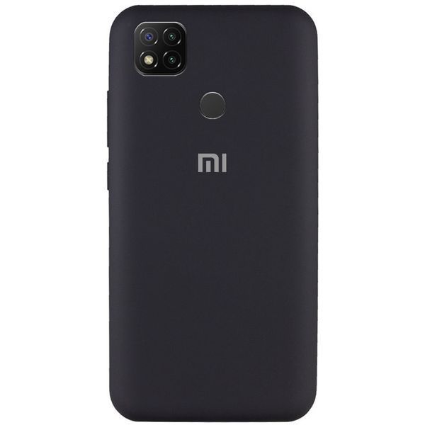 Чехол Silicone Cover для Xiaomi Redmi 9C / 10A Черный / Black 46070 Чехол Silicone Cover для Xiaomi Redmi 9C / 10A Черный / Black 46070