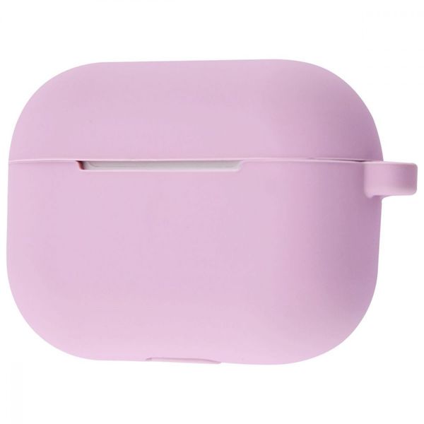 Чехол Silicone Case New с карабином для Apple Airpods Pro Light purple 52426