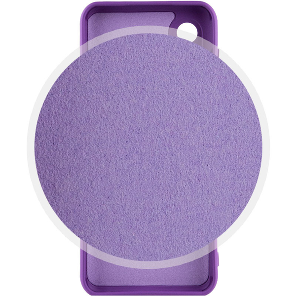 Чехол Silicone Lakshmi A Full Camera для Samsung Galaxy S21 FE Фиолетовый / Purple 66569