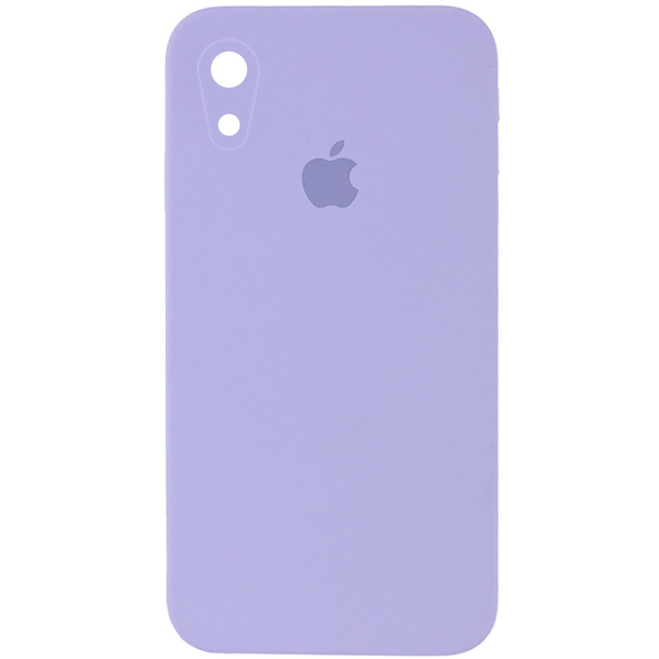 Чехол Silicone Case Square для Iphone XR Зеленый / Cyprus Green 69135