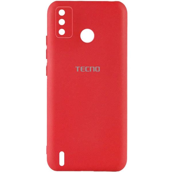 Чехол Silicone Cover MyColor Camera A для TECNO Spark 6 Go Красный / Red 60928