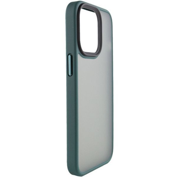Чохол Metal Buttons для Iphone 15 Pro Зелений 81747