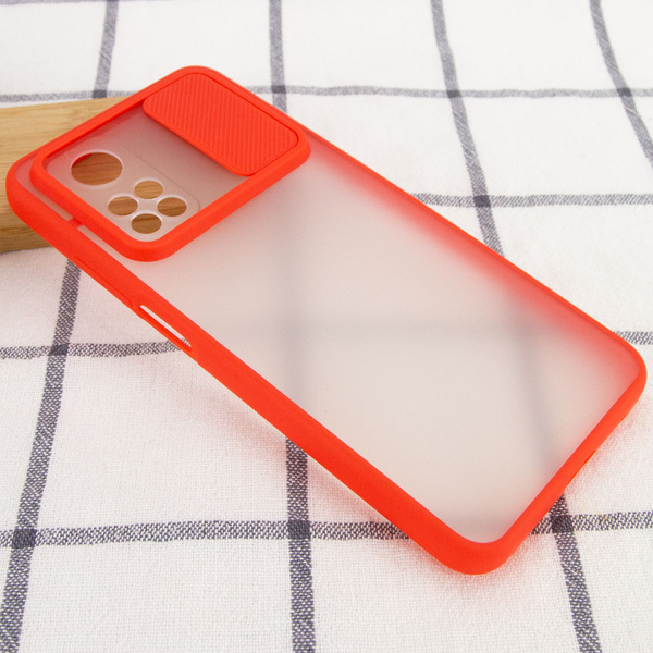 Чехол CamshMatteдля Xiaomi Redmi Note 11 Pro / 11 Pro 5G / 12 Pro Красный 63456