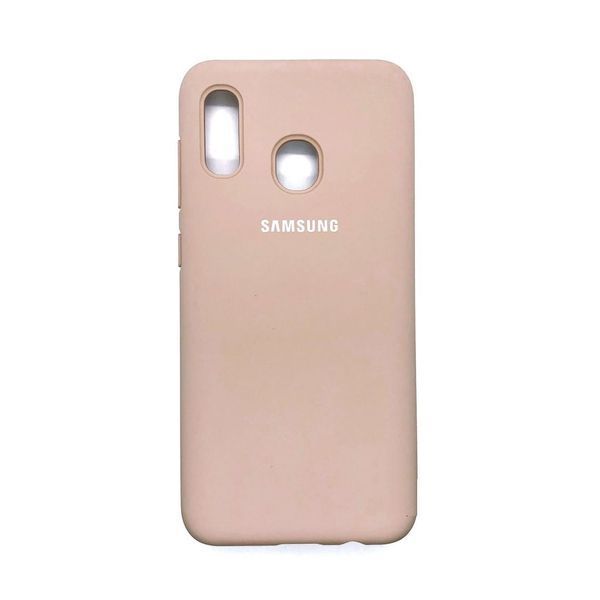 Чохол Silicone Cover для Samsung A205 / A305 Galaxy A20 / A30 Pink Sand 34246