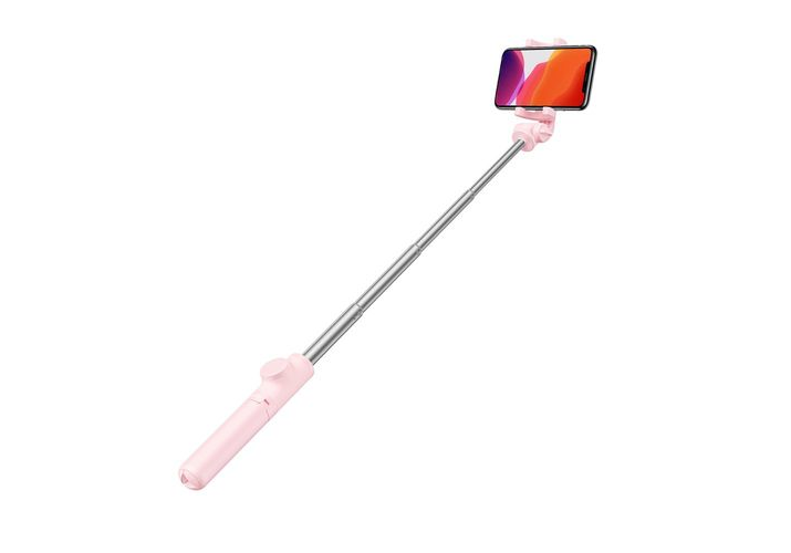 Монопід для селфі Baseus Lovely Bluetooth FolDing Bracket Selfie Stick Pink 56227