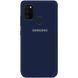 Чехол Silicone Cover A для Samsung Galaxy M30s / M21 Синий / Midnight blue 43197