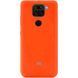 Чохол Silicone Cover A для Xiaomi Redmi Note 9 / Redmi 10X Помаранчевий / Neon Orange 43247 1