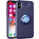 Чехол Din Color Magnet Ring для Iphone X / XS Синий 52912