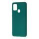 Чехол Matte для Samsung Galaxy A21s Зеленый / Forest green 47850
