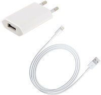 Мережевий зарядний пристрій Apple quality А+ кабель Lightning 1USB 1A White 36744