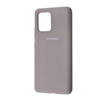 Чехол Silicone Cover для Samsung Galaxy S10 lite G770F Gray 41104