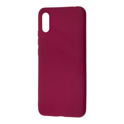 Чехол Matte для Xiaomi Redmi 9A Бордовый 47951