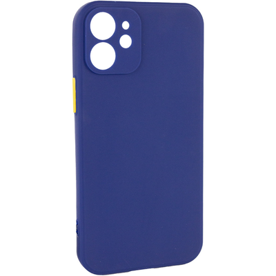 Чохол Square Full Camera для Iphone 12 Mini Синій 70195