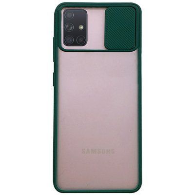 Чохол CamshMatte для Samsung Galaxy A51 Зелений 47701