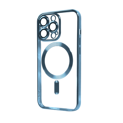 Чехол Xrome MagSafe для Iphone 13 Pro Прозрачный / Sierra Blue 68629