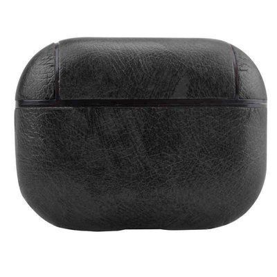 Чохол Leather series з карабіном для Apple Airpods Pro Чорний 55350