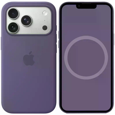 Чохол Silicone case Magsafe для Iphone 17 Pro Max Fog Purple