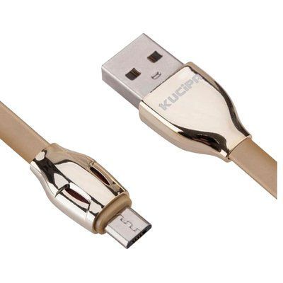 Кабель Kucipa K120 USB - MicroUSB 2.5A 1м Gold 36523