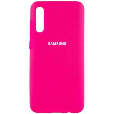 Чохол Silicone Cover для Samsung Galaxy A50/A30s Рожевий / Barbie pink 54740