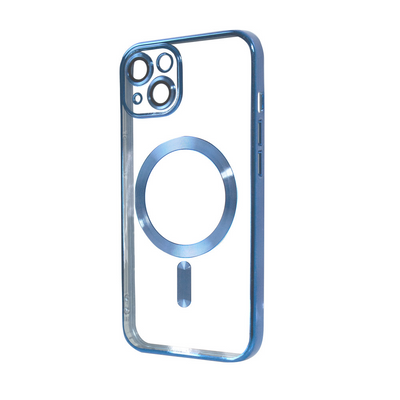 Чохол Xrome MagSafe для Iphone 15 Прозорий / Sierra Blue 82772