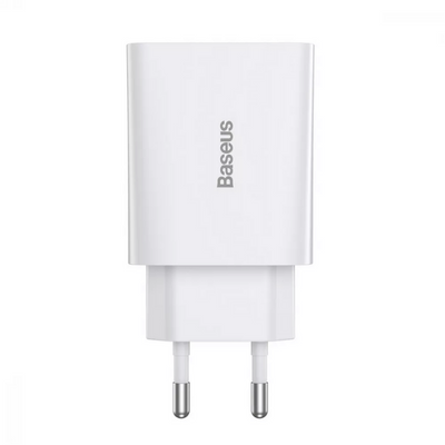 Мережевий зарядний пристрій Baseus Speed Mini PD Charger 20W 1 Type-C White 59584