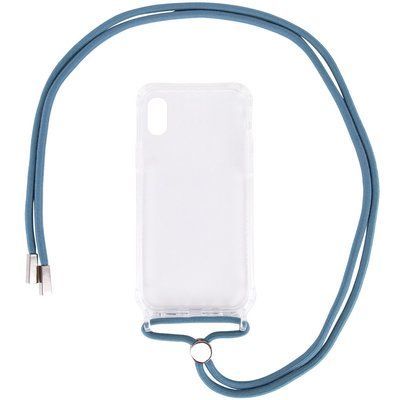 Чехол Crossbody Transparent со шнурком для Iphone X / XS Зеленый / Pine green 57165