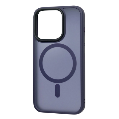 Чохол PHIBR Metal Buttons MagSafe для Iphone 15 Pro Max Deep Navy 81798