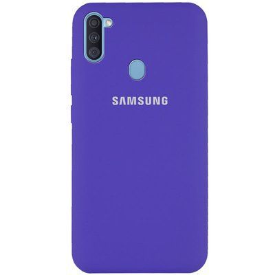 Чохол Silicone Cover для Samsung Galaxy A11 / M11 Фіолетовий / Purple 42286