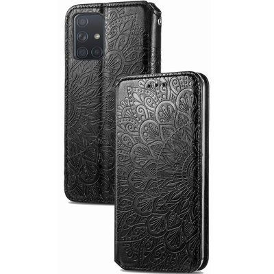 Чехол-книжка ETMA Mandal для Samsung Galaxy A51 Черный 50097