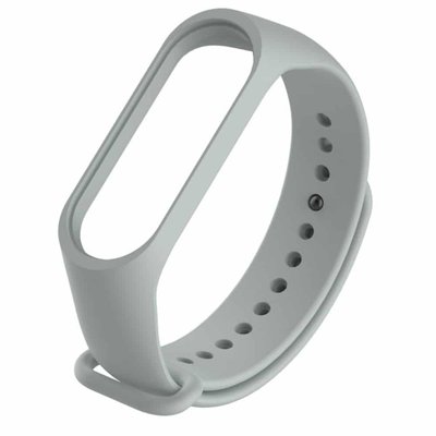 Ремешок Silicone для Xiaomi Mi Band 3/4 Gray 37782