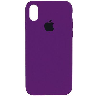 Чехол Silicone Case 360 для Iphone X / XS Фиолетовый / Ultra Violet 53237