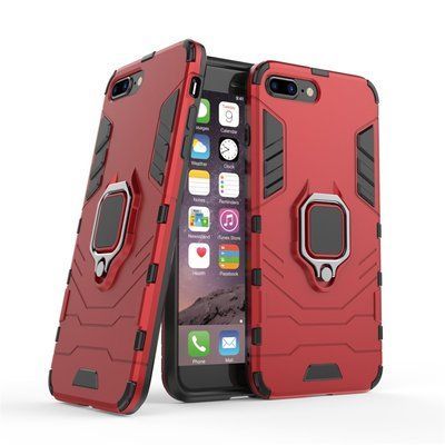 Противоударный чехол Transforme Ring для Iphone 7 Plus / 8 Plus Red 57369