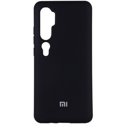 Чохол Silicone Cover A для Xiaomi Mi Note 10 / 10 Pro Чорний / Black 45465