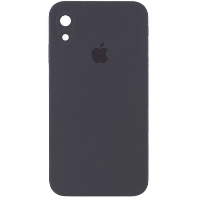 Чехол Silicone Case Square для Iphone XR Серый / Dark Gray 69136