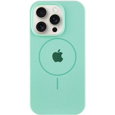 Чохол Silicone case AA Magsafe для Iphone 15 Pro Max Зелений/Spearmint 85400