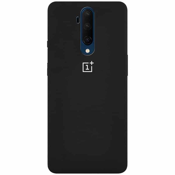 Чохол Silicone Cover для OnePlus 7T Pro Чорний / Black 38099