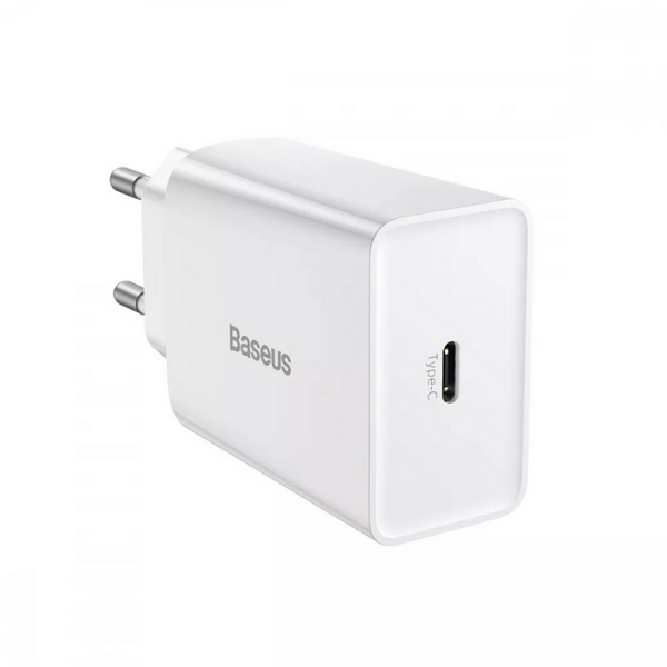 Мережевий зарядний пристрій Baseus Speed Mini PD Charger 20W 1 Type-C White 59584