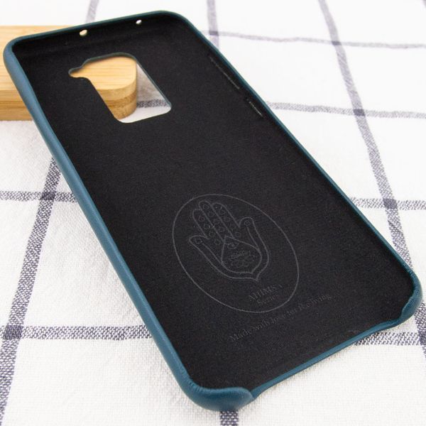 Защитный чехол Leather Case для Xiaomi Redmi Note 9 / Redmi 10X Зеленый 48106