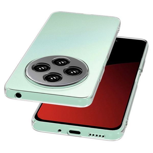 Чехол Stez 1.5мм c защитой камеры для Xiaomi Redmi 14C Прозрачный