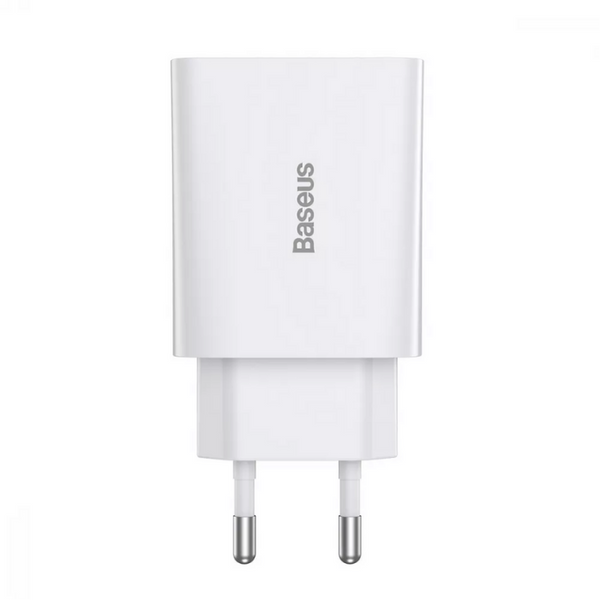 Мережевий зарядний пристрій Baseus Speed Mini PD Charger 20W 1 Type-C White 59584